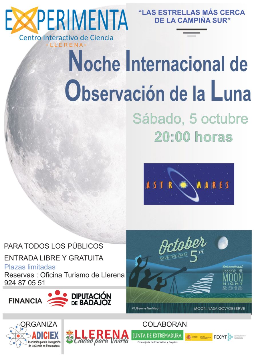 EXPERIMENTA se une a la Noche Internacional de Observación de la Luna