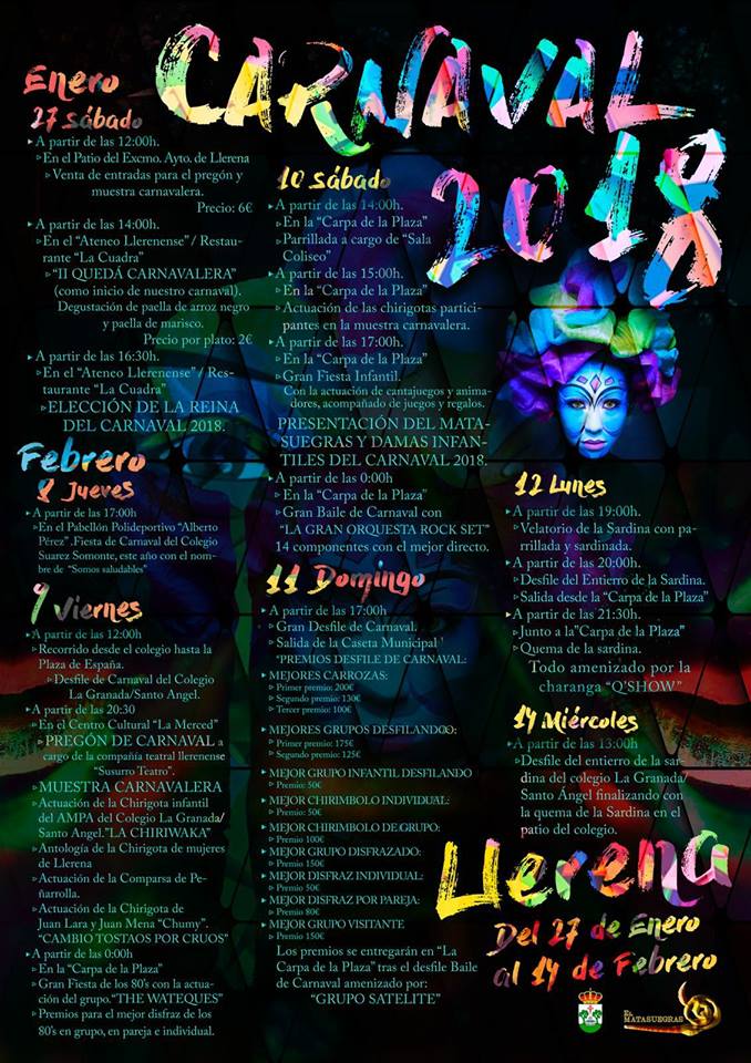 programa Carnaval 2018