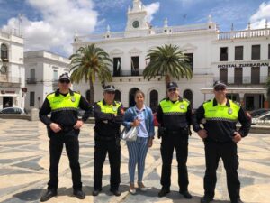 formación práctica de la policía local de Llerena