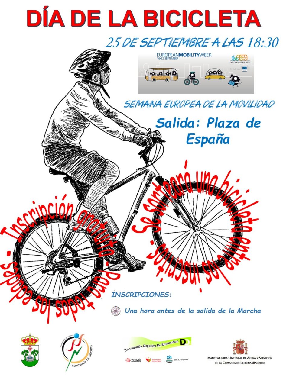 Laboratorio Acción de gracias cortesía 25 de septiembre: Nueva cita para el Día de la Bicicleta en Llerena –  Llerena