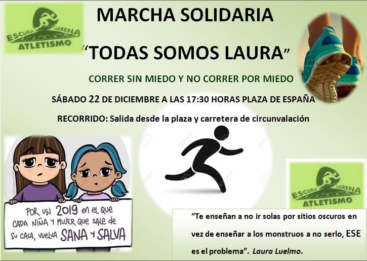 marcha solidaria por Laura Luelmo