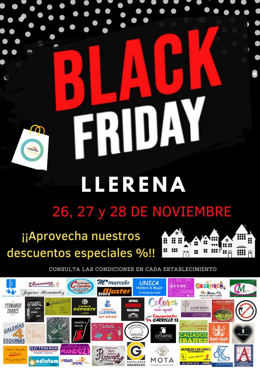 latín Disfraz Tina El comercio de Llerena se suma al Black Friday con descuentos especiales –  Llerena