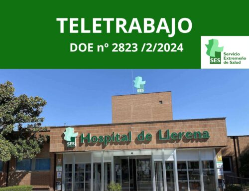 Teletrabajo en el Área de Salud Llerena – Zafra: procedimiento de Autorización