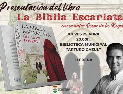 La biblioteca municipal de Llerena acoge la presentación del libro La Biblia Escarlata