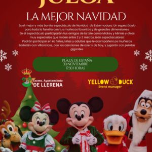 Cartel del espectáculo “Canta y juega. La mejor Navidad”