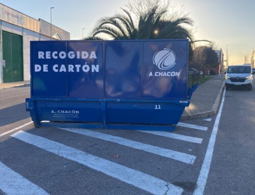 El Ayuntamiento de Llerena instala contenedores de reciclaje de cartón en el Polígono Industrial Las Calabazas y en el Punto Limpio