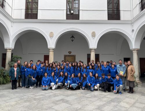 Llerena recibe al alumnado del intercambio  educativo en el que participa el IES de Llerena