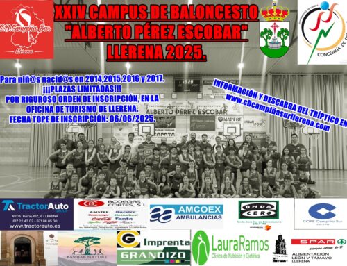 Abierto el plazo de inscripción en el XXIV Campus de Baloncesto “Alberto Pérez Escobar”