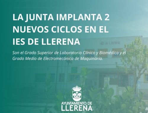 La Junta implanta 2 nuevos ciclos en el IES de Llerena